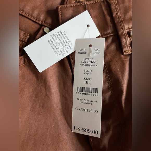 High-Rise Coated Skinny Jeans - Picture 3 of 12